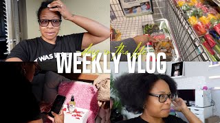 Blowing Out My Hair | Racing Against Time + Grocery Shopping + My DH Gate Cart + Restocking Body Oil