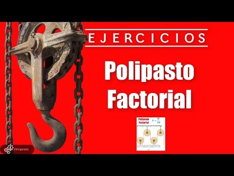 Polipasto factorial ejercicios