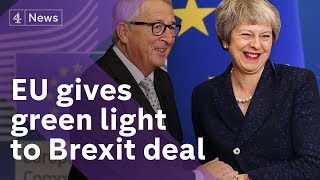 Theresa May gets agreement on Brexit from EU leaders