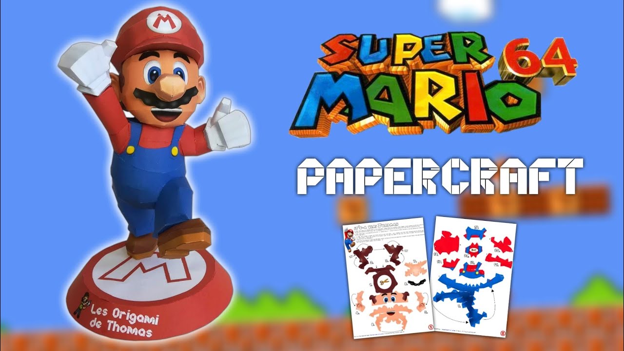 Diy Mario En Papercraft Fabriquer Un Mario En Papier Youtube Diy Mario En Papercraft Fabriquer Un Mario En Papier Youtube