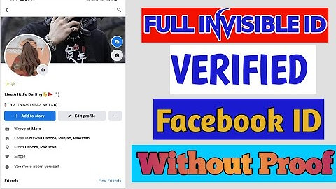 Full invisible Facebook id new trick 2023 | how to make invisible name on fb 2023 | Blank name fb id