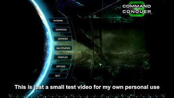 Command & Conquer 3: Tiberium Wars 1920 x 1080p HD Resolution Test Video