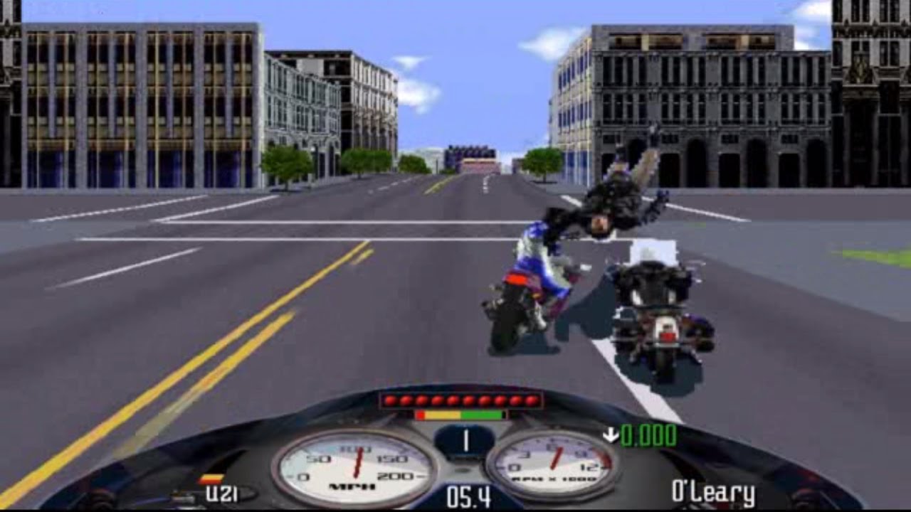 Road Rash Windows-The City Level 5 (Without Using Nitrous) - YouTube