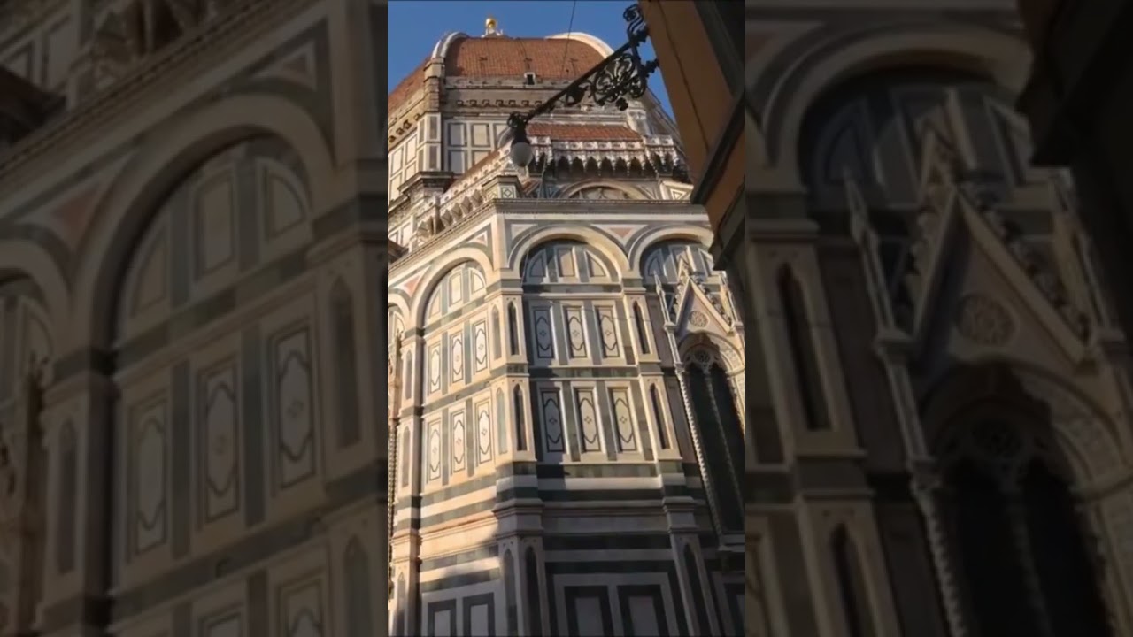 Florence Duomo Drone View 