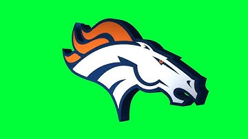 Denver Broncos Green Screen Logo Loop Chroma Animation