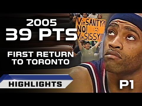 Vince Carter First Return to Toronto Part 1 - EPIC FAN BOOING (04.15.2005)