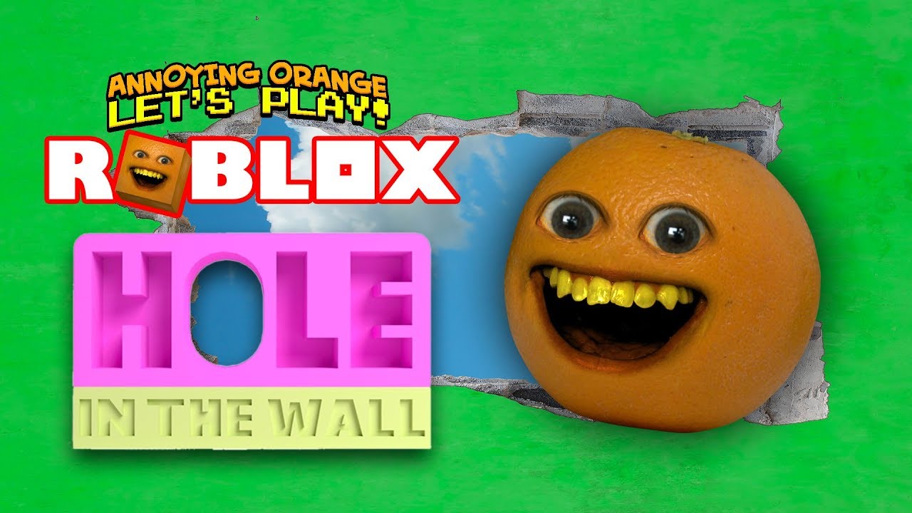 Roblox Hole In The Wall Annoying Orange Plays Youtube - youtube roblox games annoying orange