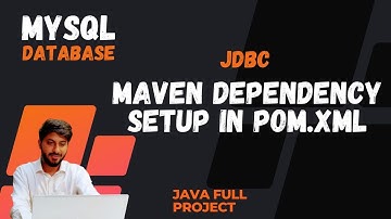 16. Maven DependencyMySQL setup in pom xml in JDBC with MYSQL by Vikas Singh in Hindi