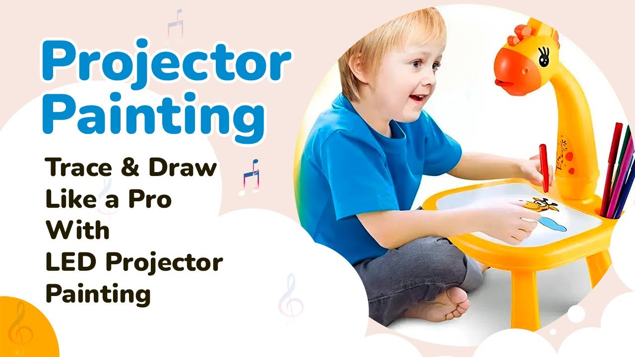  BAKAM Drawing Projector Table for Kids, Trace and Draw