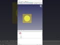 Helicoid array in Freecad to model a spiral staircase #Shorts