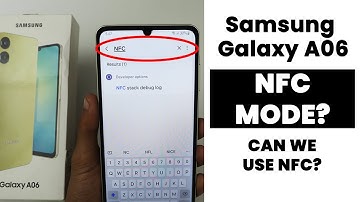 Does Samsung A06 Have NFC? Can We Use NFC