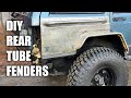 Jeep Cherokee XJ: How to Fabricate REAR Tube Steel Fender Flares onto Quarter Panel Armor