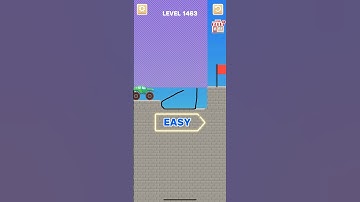 Draw bridge puzzle game level 1463 #gaming #drawing #Shorts