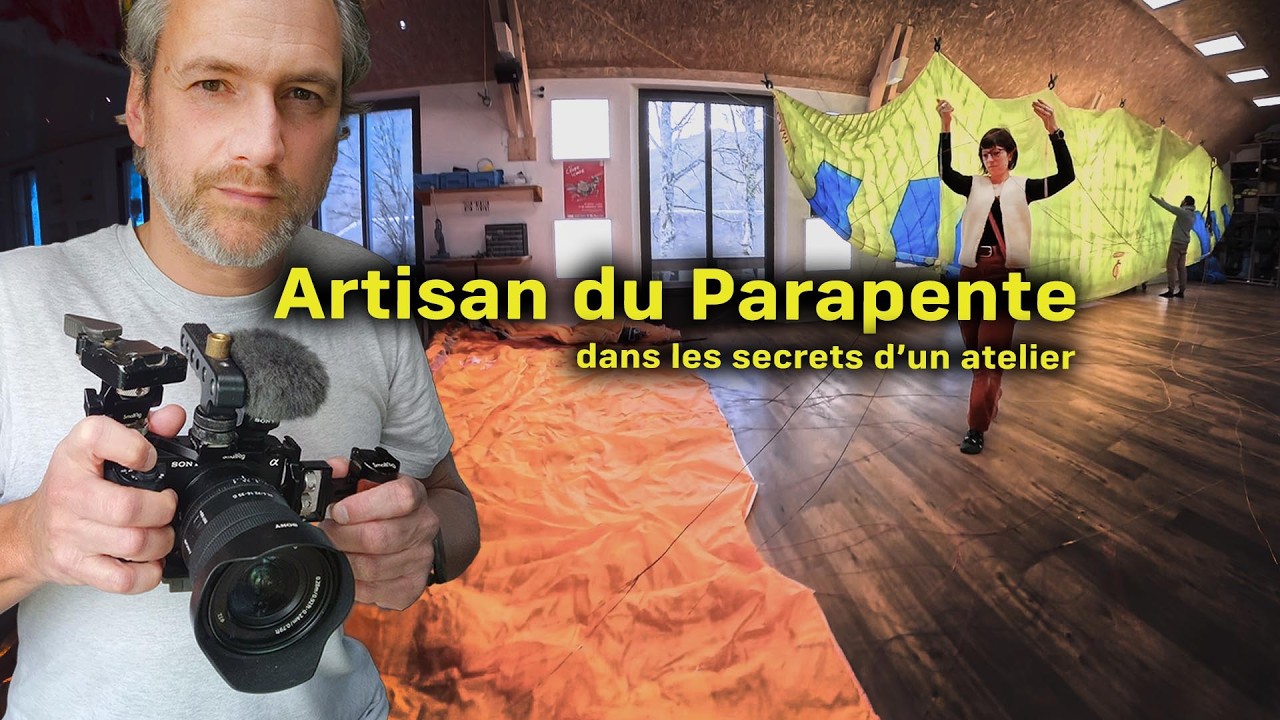Artisan du parapente : dans les secrets d’un atelier de réparation et de contrôle - Voyage Voyages