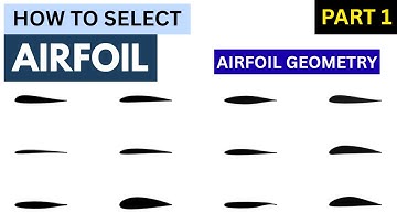 Part 1: Airfoil Geometry | How To Choose Airfoil | Airplane Design