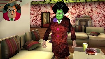 Scary Teacher 3D New Update Teacher Zombie Chapter 1 & 2 & 3 & 4 Gameplay Walkthrough (IOS ANDROID)