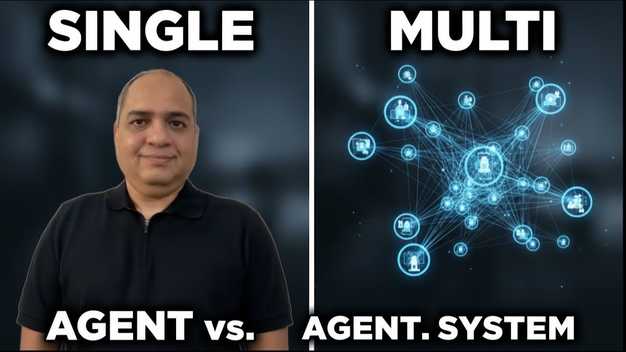 Single Agent vs Multi Agent Systems — Real Trade offs - YouTube
