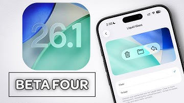 iOS 26.1 Beta 4 Is HERE With NEW Liquid Glass Settings!