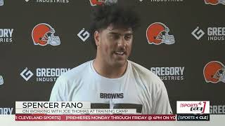 What Spencer Fano Got From Working With Joe Thomas in Browns Training Camp - Sports4CLE, 8/13/26