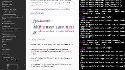 【Python3爬虫入门到精通课程】课时25：Scrapy中选择器用法