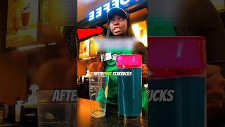 She exposes the truth behind the Starbucks “no ice” trend 🤣🔥#shorts