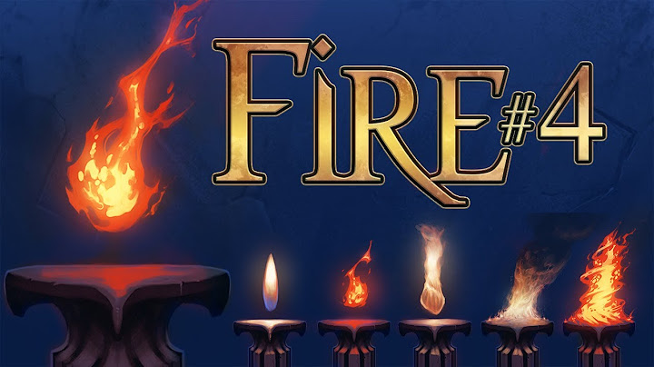 How to paint Stylized FIRE MAGIC!