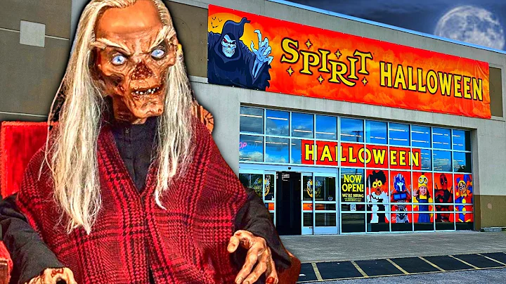SPIRIT HALLOWEEN 2024 BANGOR MAINE INSIDE ABANDONED BED BATH AND BEYOND THE GRAVE