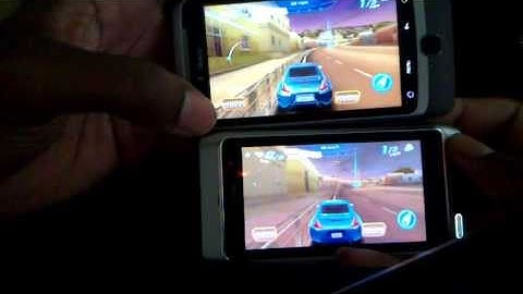 Asphalt 6 HD: Symbian^3 and Android graphical comparison.