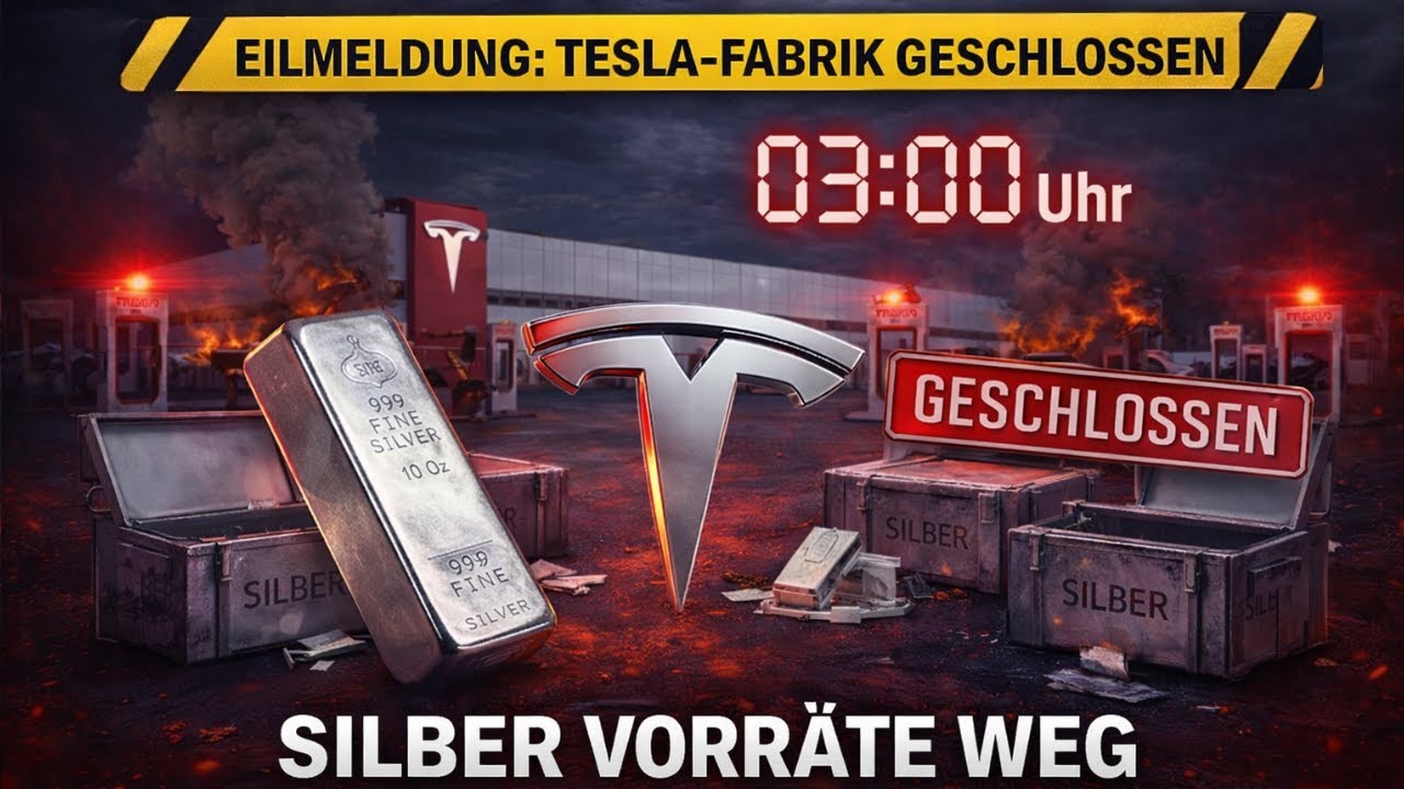 Mega-Leak: Tesla stoppt Produktion – steckt eine Silber-Krise dahinter?