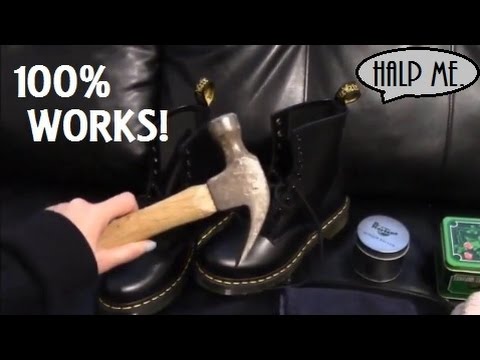 Break in Doc Martens with a Hammer 