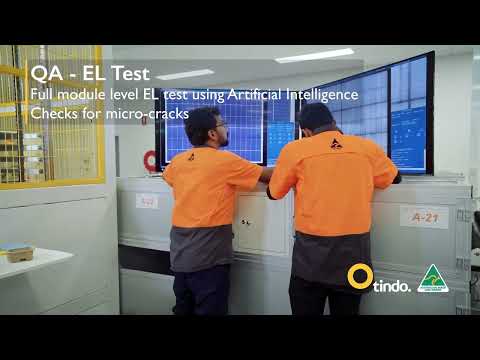 Tindo | Manufacturing Facility Tour | 3 Min - video from Tindo Solar
