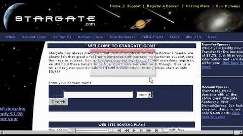 How to change Domain Name Server(DNS) at StarGate.com - Host Department LLC