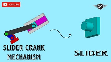 Slider Crank mechanism  in Solidworks|Slider|AutoCAD|3D model#akd #tutorial #cad