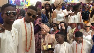 WIZKID IS AN AMAZING FATHER FLAUNT HIS LOOKALIKE SON BOLUTIFE & ZION @LATE MUM BURIAL