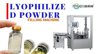 LYOPHILIZED POWDER FILLING MACHINE / VIAL POWDER FILLER / STOPPERING & CAPPING PRODUCTION LINE