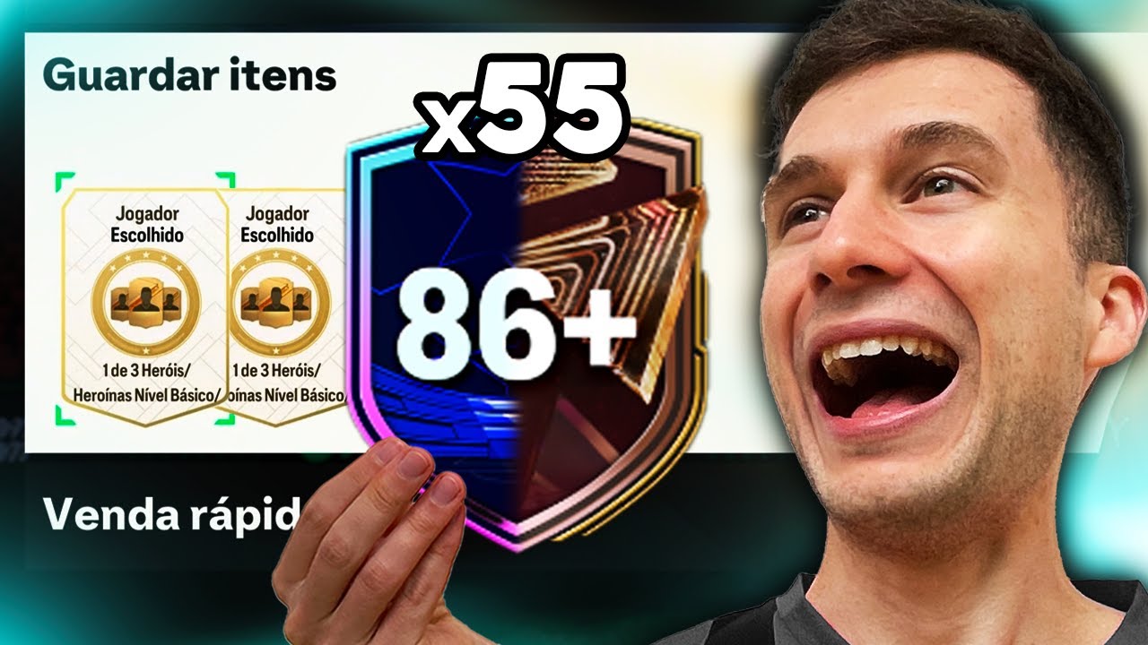 x55 PP HERO BASE, UCL OU TALENTO TRIPLO!!! VALE A PENA? EA FC 24 ULTIMATE TEAM