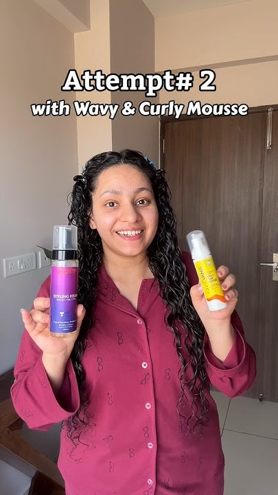  How to use mousse on curly hair & wavy hair ? Mousse for volume ...