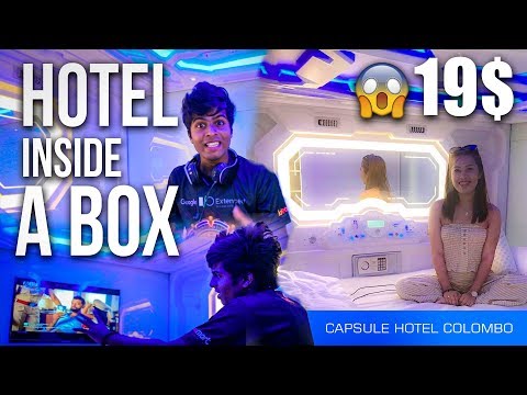 $19 CAPSULE HOTEL in Sri Lanka