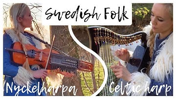 Swedish Folk Music on Nyckelharpa & Celtic Harp - “Andakten” (Erik Sahlström) SHEET MUSIC AVAILABLE