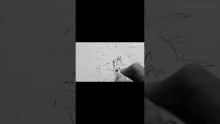 How to draw Goku from dragon ball z #trending #goku #shorts