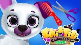 Fun Pet Puppy Animal Care - Kitten Halloween Hair Salon Dress Up Costume Makeover Kids App screenshot 5
