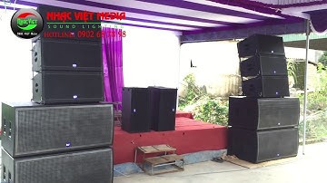 Dòng loa array chất lượng làm show ngoài trời 0918.667629