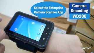 【Wearable Computer】WD200 NFC & Camera Decoding Introduction