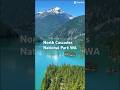 Sole camping in North Cascades National Park
