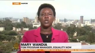 Mary Wandia on 'Al Jazeera' (TV)