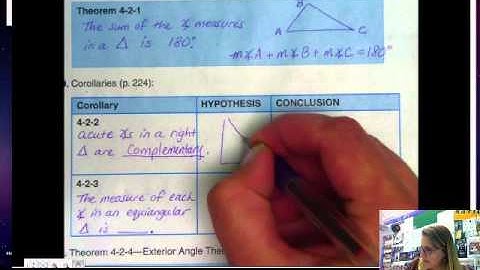 4.2 Angle Relationships in Triangles