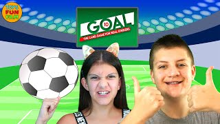 Goal 10 *Fun Family Soccer Card Game Action