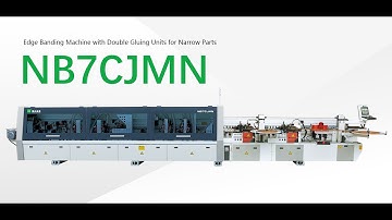 Edge Banding Machine with Double Gluing Units for Narrow Parts NB7CJMN