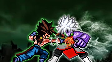 Vegito Ikari SSJ4 (New) VS Corrupted Zamasu V2 in Jump Force Mugen