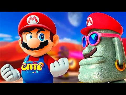 Видео: Super Mario Odyssey - Bubblaine, стакан наполовину полон! и Монстр-кальмар
